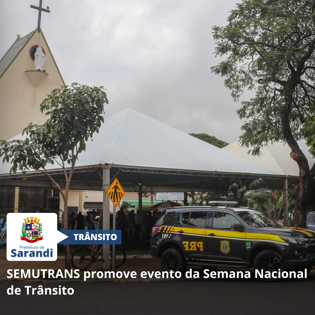 SEMUTRANS promove evento da Semana Nacional de Trânsito